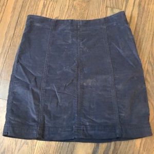 Free People suede skirt